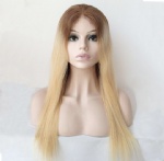 4/613# ombre hair front lace wig