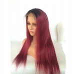 1b-99j-front lace wig straight