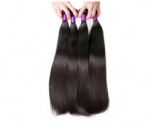 Peruvian/Brazilian silky straight hair bundle hair weft