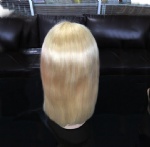 613 Blonde color hair bob wig front lace wig